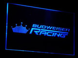 Budweiser Racing LED Neon Sign USB - Blue - TheLedHeroes