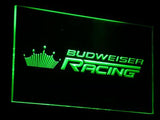 Budweiser Racing LED Neon Sign USB - Green - TheLedHeroes