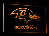 FREE Baltimore Ravens (2) LED Sign - Orange - TheLedHeroes