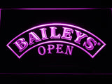 FREE Baileys Open LED Sign - Purple - TheLedHeroes