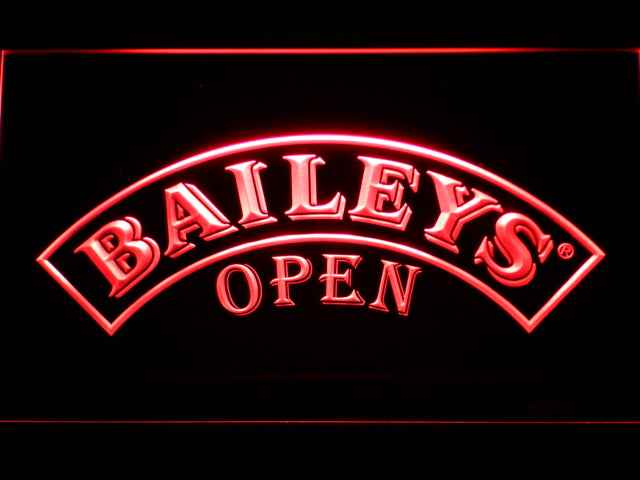 FREE Baileys Open LED Sign - Red - TheLedHeroes