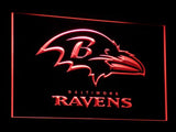 FREE Baltimore Ravens (2) LED Sign - Red - TheLedHeroes