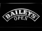 Baileys Open LED Neon Sign USB - White - TheLedHeroes