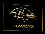FREE Baltimore Ravens (2) LED Sign - Yellow - TheLedHeroes