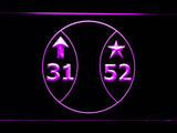 Cleveland Indians (5) LED Neon Sign Electrical - Purple - TheLedHeroes