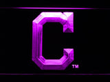 Cleveland Indians (6) LED Neon Sign Electrical - Purple - TheLedHeroes