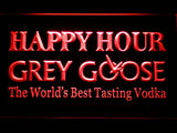 FREE Grey Goose Happy Hour LED Sign - Red - TheLedHeroes