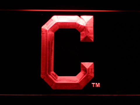Cleveland Indians (6) LED Neon Sign USB - Red - TheLedHeroes