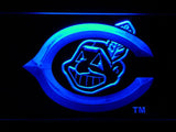 Cleveland Indians (9) LED Neon Sign USB - Blue - TheLedHeroes