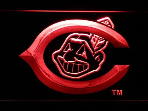 Cleveland Indians (9) LED Neon Sign Electrical - Red - TheLedHeroes