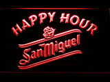 FREE San Miguel Happy Hour LED Sign - Red - TheLedHeroes