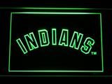 Cleveland Indians (10) LED Neon Sign Electrical - Green - TheLedHeroes