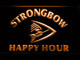 Strongbow Happy Hour LED Neon Sign Electrical - Orange - TheLedHeroes