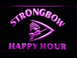 FREE Strongbow Happy Hour LED Sign - Purple - TheLedHeroes