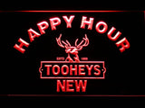 Tooheys New Happy Hour LED Neon Sign Electrical - Red - TheLedHeroes