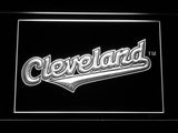 Cleveland Indians (11) LED Neon Sign Electrical - White - TheLedHeroes