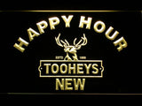 Tooheys New Happy Hour LED Neon Sign Electrical - Yellow - TheLedHeroes