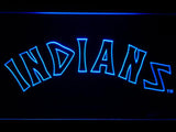 Cleveland Indians (12) LED Neon Sign USB - Blue - TheLedHeroes