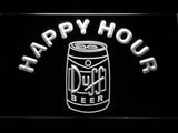 FREE Duff Happy Hour (3) LED Sign - White - TheLedHeroes