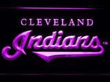 Cleveland Indians (13) LED Neon Sign Electrical - Purple - TheLedHeroes