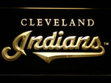 Cleveland Indians (13) LED Neon Sign USB - Yellow - TheLedHeroes