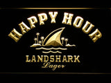 Landshark Lager Happy Hour LED Neon Sign USB -  - TheLedHeroes
