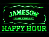 Jameson Happy Hours LED Neon Sign USB - Green - TheLedHeroes