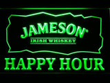 Jameson Happy Hours LED Neon Sign Electrical - Green - TheLedHeroes