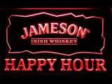 Jameson Happy Hours LED Neon Sign Electrical - Red - TheLedHeroes