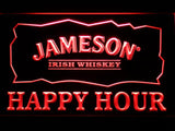 Jameson Happy Hours LED Neon Sign USB - Red - TheLedHeroes