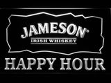 Jameson Happy Hours LED Neon Sign USB - White - TheLedHeroes