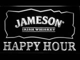 Jameson Happy Hours LED Neon Sign Electrical - White - TheLedHeroes