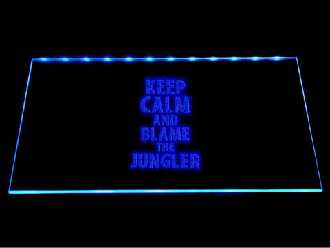 League Of Legends Keep Calm and Blame the Jungler LED Sign - Multicolor - TheLedHeroes