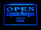 FREE Captain Morgan Jamaica Rum Open LED Sign - Blue - TheLedHeroes