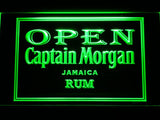 Captain Morgan Jamaica Rum Open LED Neon Sign USB - Green - TheLedHeroes