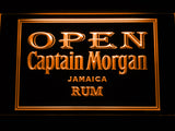 FREE Captain Morgan Jamaica Rum Open LED Sign - Orange - TheLedHeroes