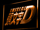 FREE Initial D LED Sign - Orange - TheLedHeroes