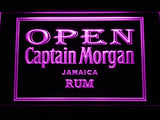 FREE Captain Morgan Jamaica Rum Open LED Sign - Purple - TheLedHeroes