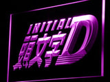 Initial D LED Neon Sign Electrical - Purple - TheLedHeroes
