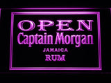 Captain Morgan Jamaica Rum Open LED Neon Sign USB - Purple - TheLedHeroes