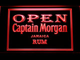 FREE Captain Morgan Jamaica Rum Open LED Sign - Red - TheLedHeroes