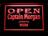 Captain Morgan Jamaica Rum Open LED Neon Sign USB - Red - TheLedHeroes