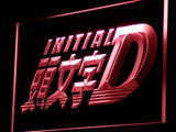 Initial D LED Neon Sign USB - Red - TheLedHeroes