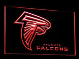 Atlanta Falcons LED Neon Sign USB - Red - TheLedHeroes