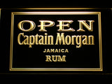 FREE Captain Morgan Jamaica Rum Open LED Sign - Yellow - TheLedHeroes