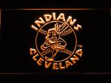 Cleveland Indians (15) LED Neon Sign USB - Orange - TheLedHeroes