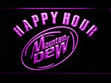 Mountain Dew Happy Hour LED Neon Sign Electrical - Purple - TheLedHeroes