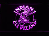 Cleveland Indians (15) LED Neon Sign Electrical - Purple - TheLedHeroes