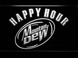 Mountain Dew Happy Hour LED Neon Sign Electrical - White - TheLedHeroes