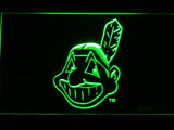 Cleveland Indians (16) LED Neon Sign USB - Green - TheLedHeroes